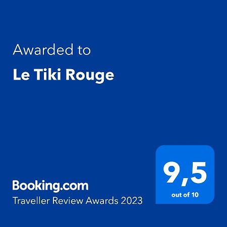 Le Tiki Rouge Villa Punaauia  Bagian luar foto